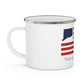 Waterford Connecticut Flag Enamel Camping Mug