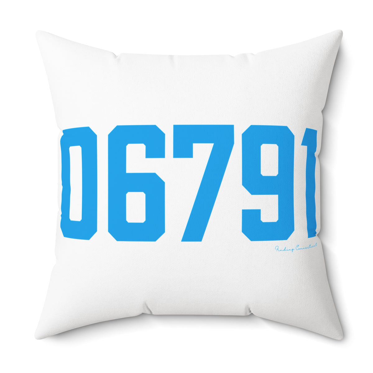 06791 Harwinton Connecticut Zip Code Polyester Square Pillow