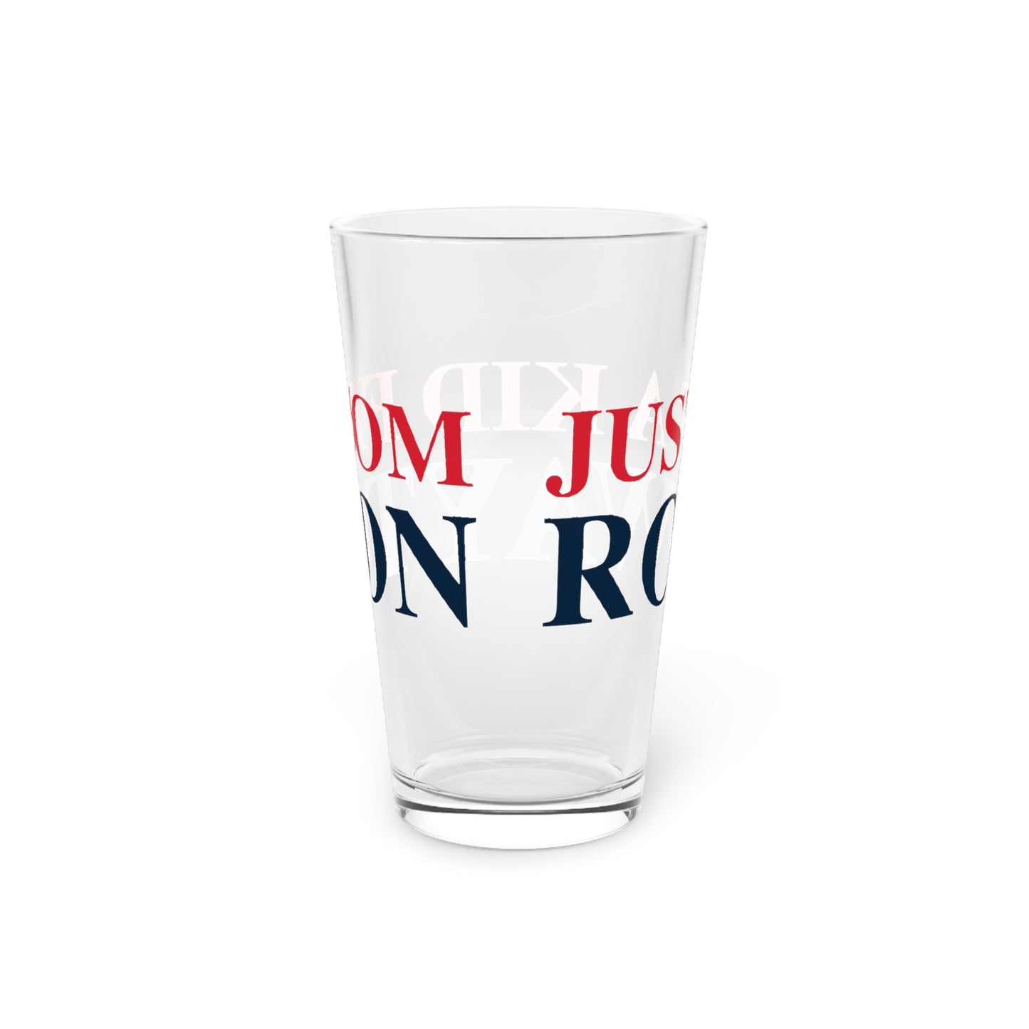 Just a kid from Rowayton Pint Glass, 16oz