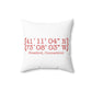 Stratford Coordinates Spun Polyester Square Pillow