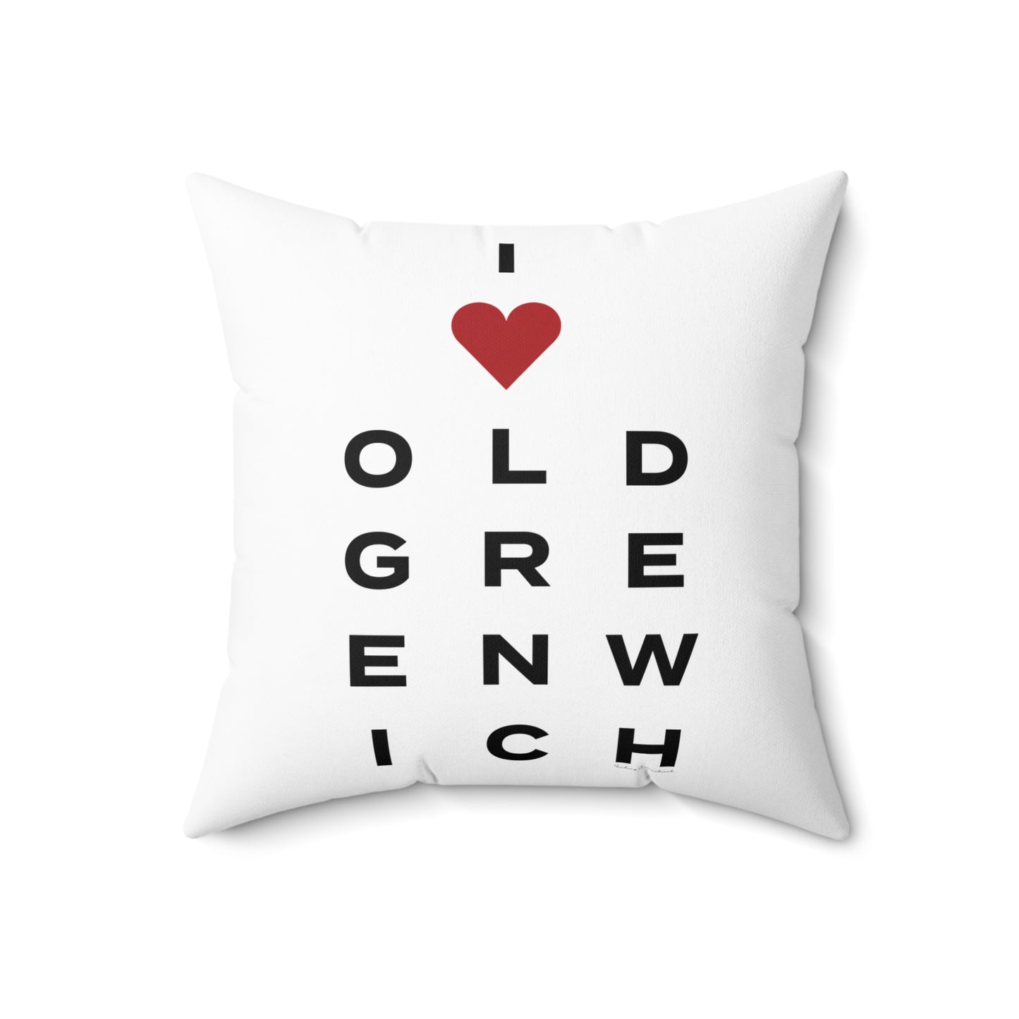 Old Greenwich Vision Spun Polyester Square Pillow