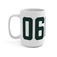 06082 Enfield Connecticut Zip Code Mug 15oz