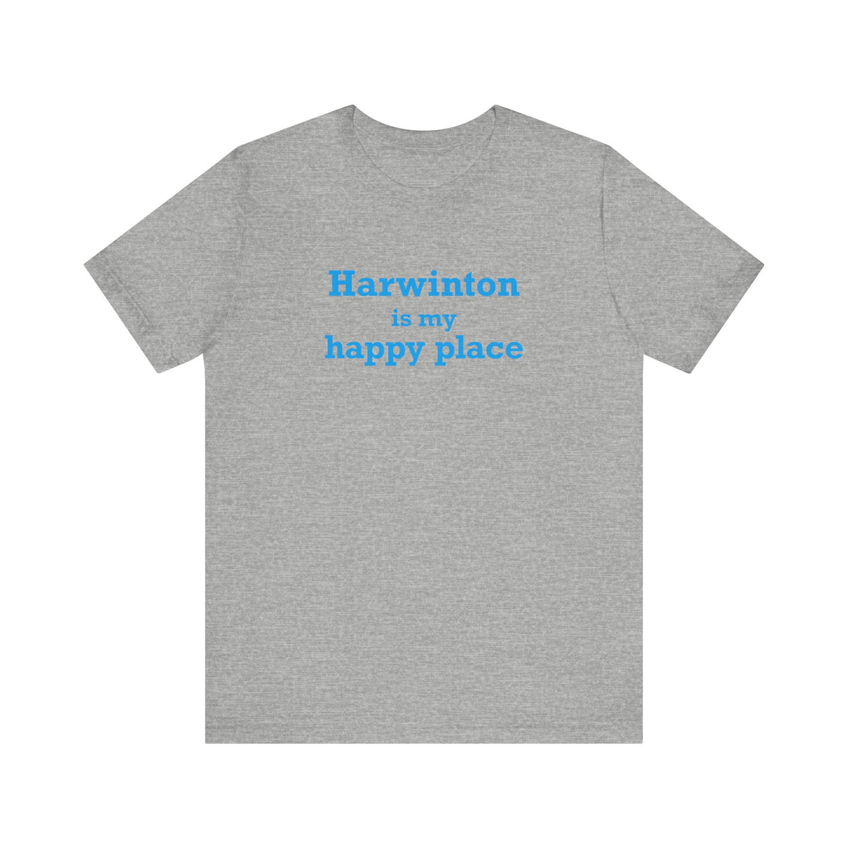 Harwinton is My Happy Place Unisex Jersey Short Sleeve T-Shirt