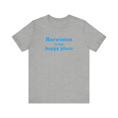 Harwinton is My Happy Place Unisex Jersey Short Sleeve T-Shirt