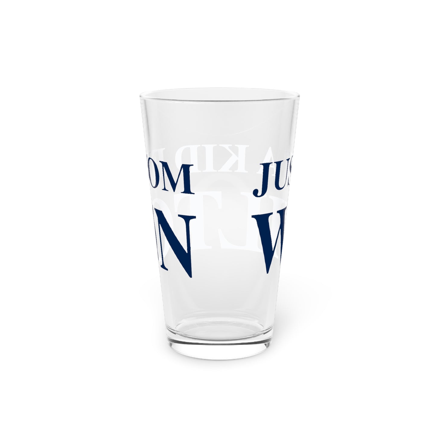 Just a kid from Wilton Pint Glass, 16oz