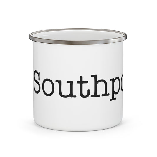 I Heart Southport. Enamel Camping Mug