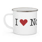 I Heart Norwalk. Enamel Camping Mug