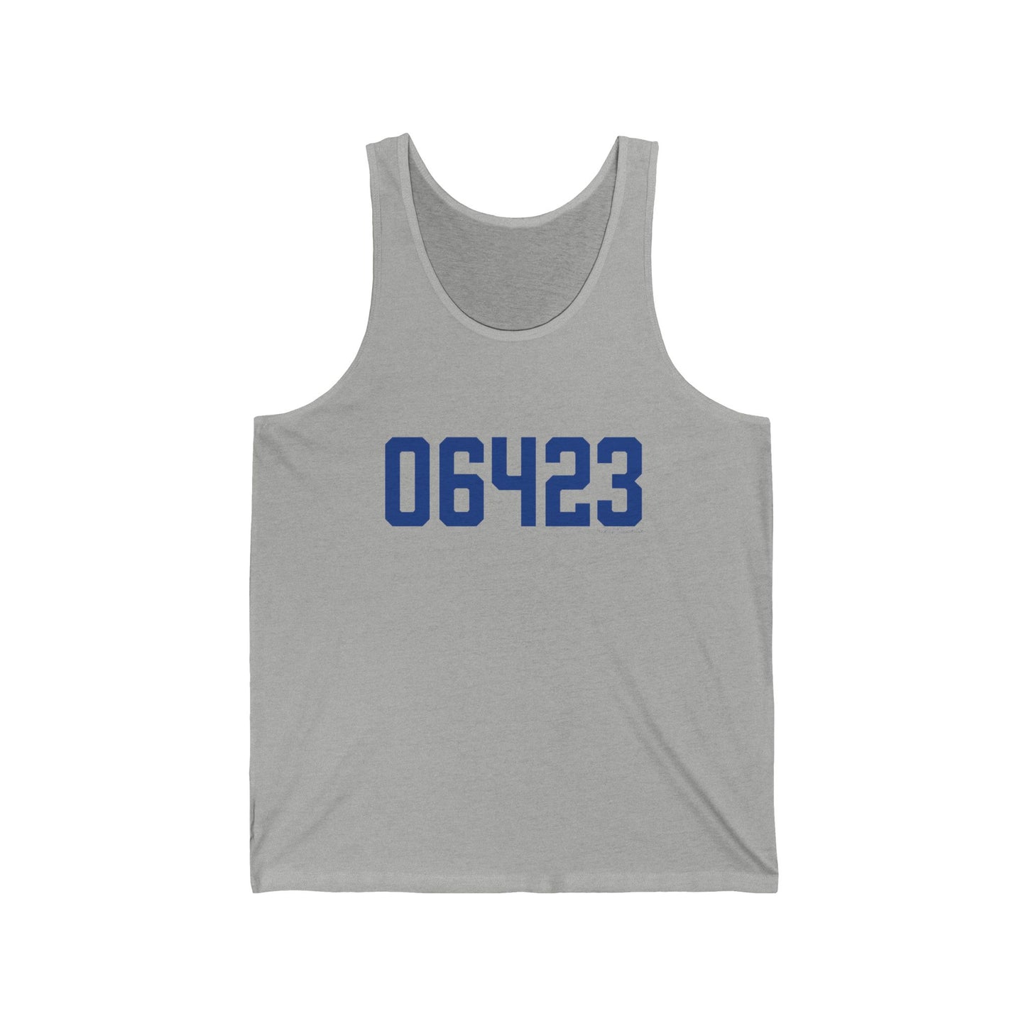 06423 East Haddam Connecticut Zip Code Unisex Jersey Tank Top
