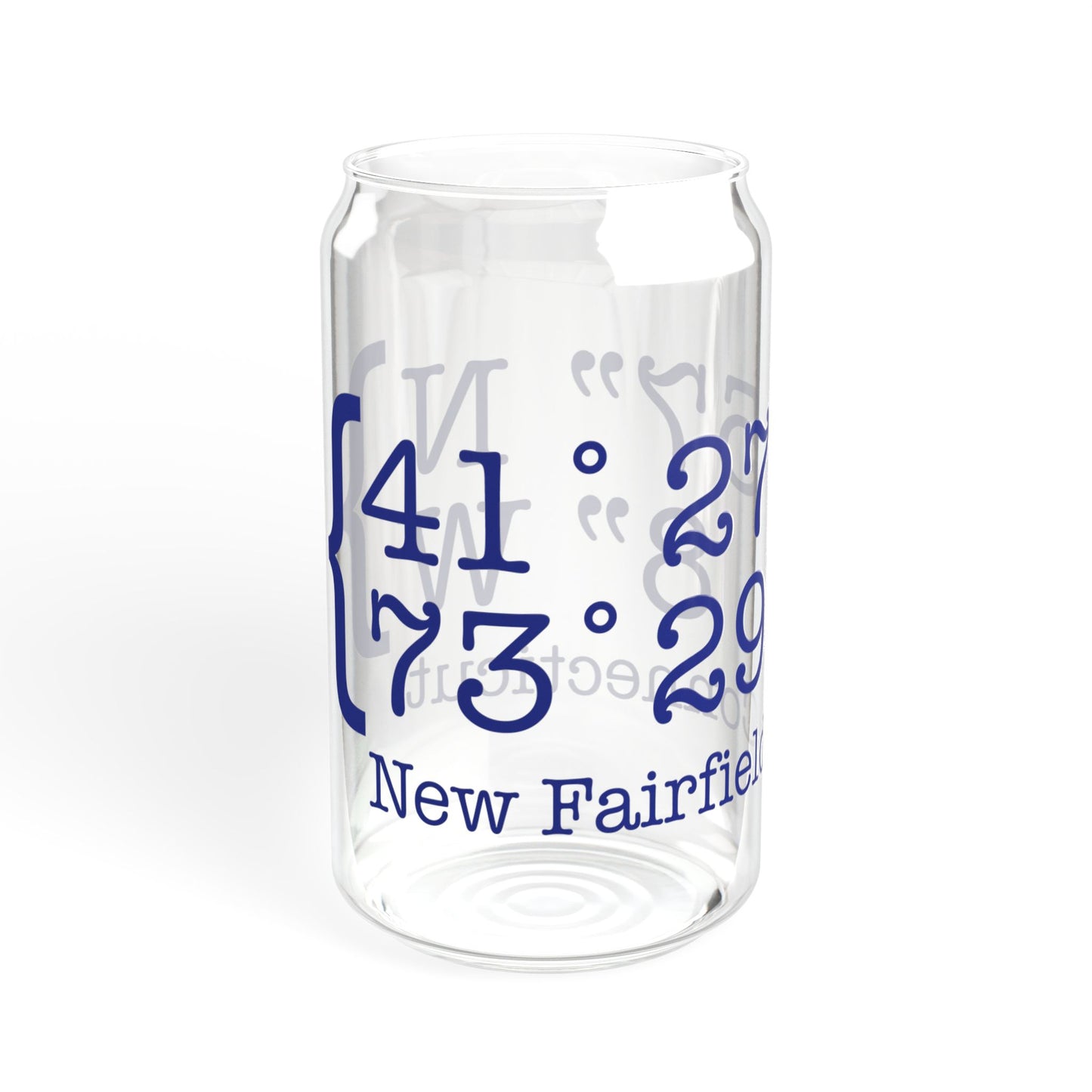 New Fairfield Coordinates Sipper Glass, 16oz