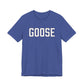 Goose Zip Code White & Black Unisex Jersey Short Sleeve T-Shirt