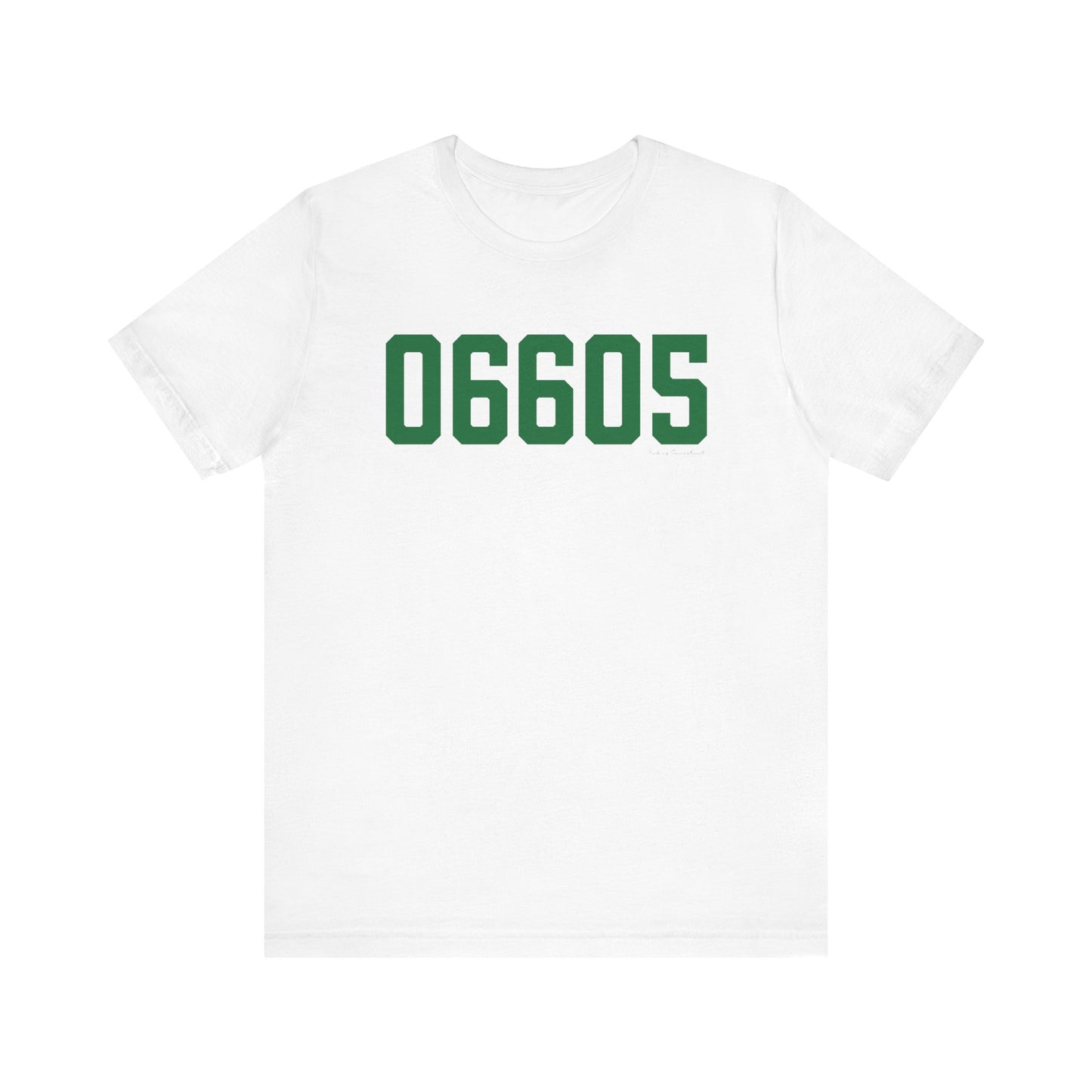 06605 Bridgeport Connecticut Zip Code Unisex Jersey Short Sleeve T-Shirt