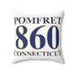 Pomfret 860 Connecticut Spun Polyester Square Pillow