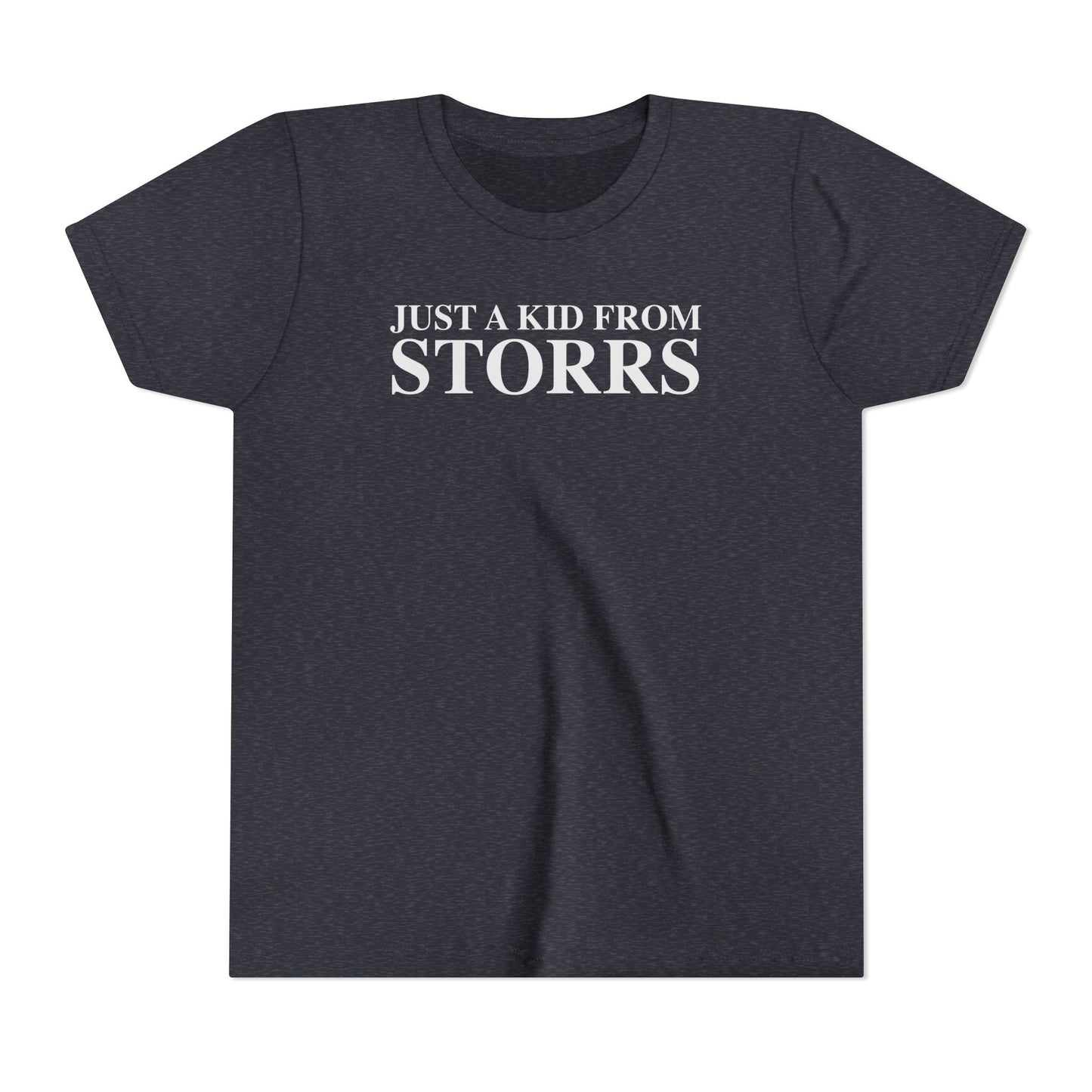 Just a kid from Storrs Youth Short Sleeve T-Shirt