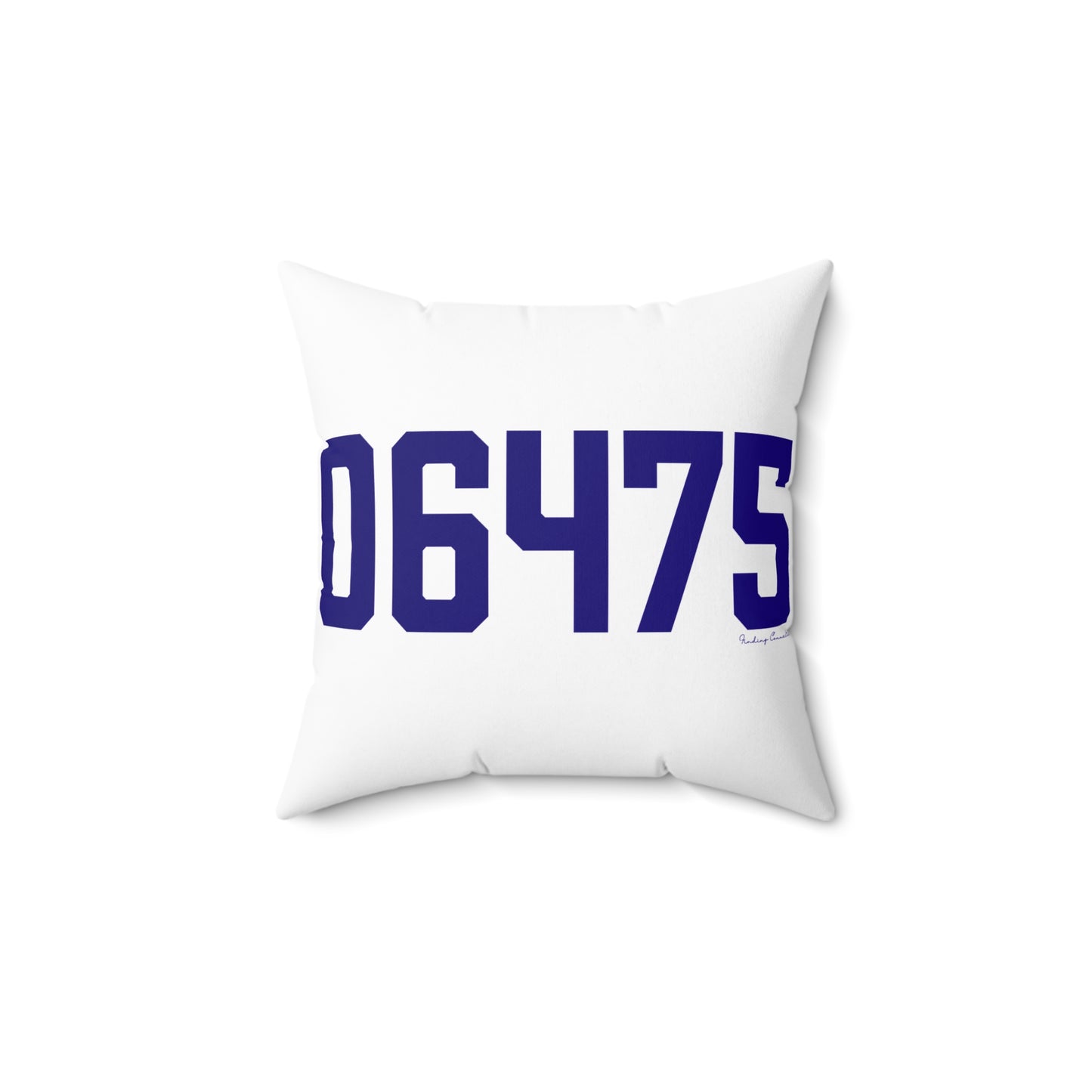 06475 Old Saybrook Connecticut Zip Code Spun Polyester Square Pillow