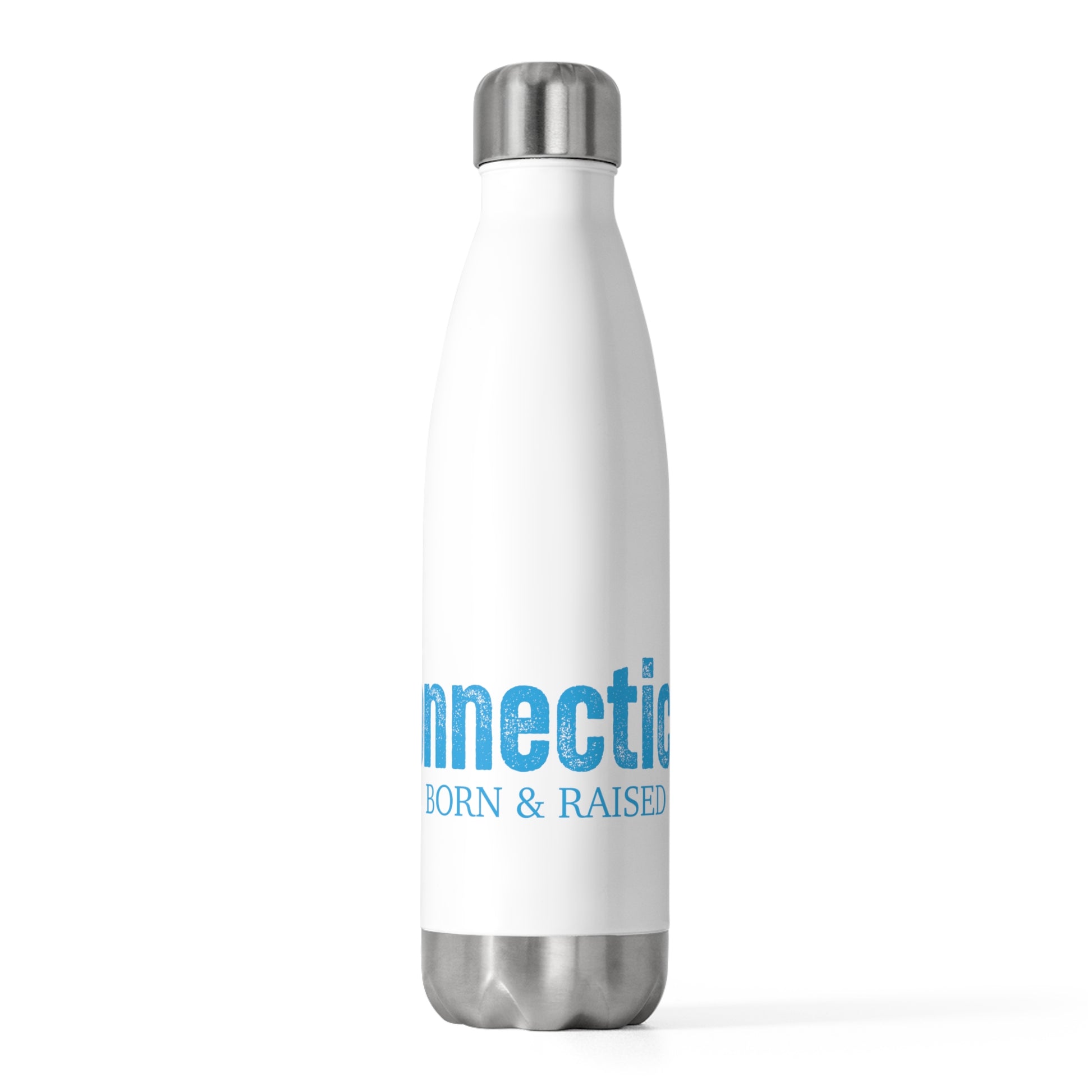 Connecticut born and raised water bottle 