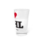I Heart BTHL Pint Glass, 16oz