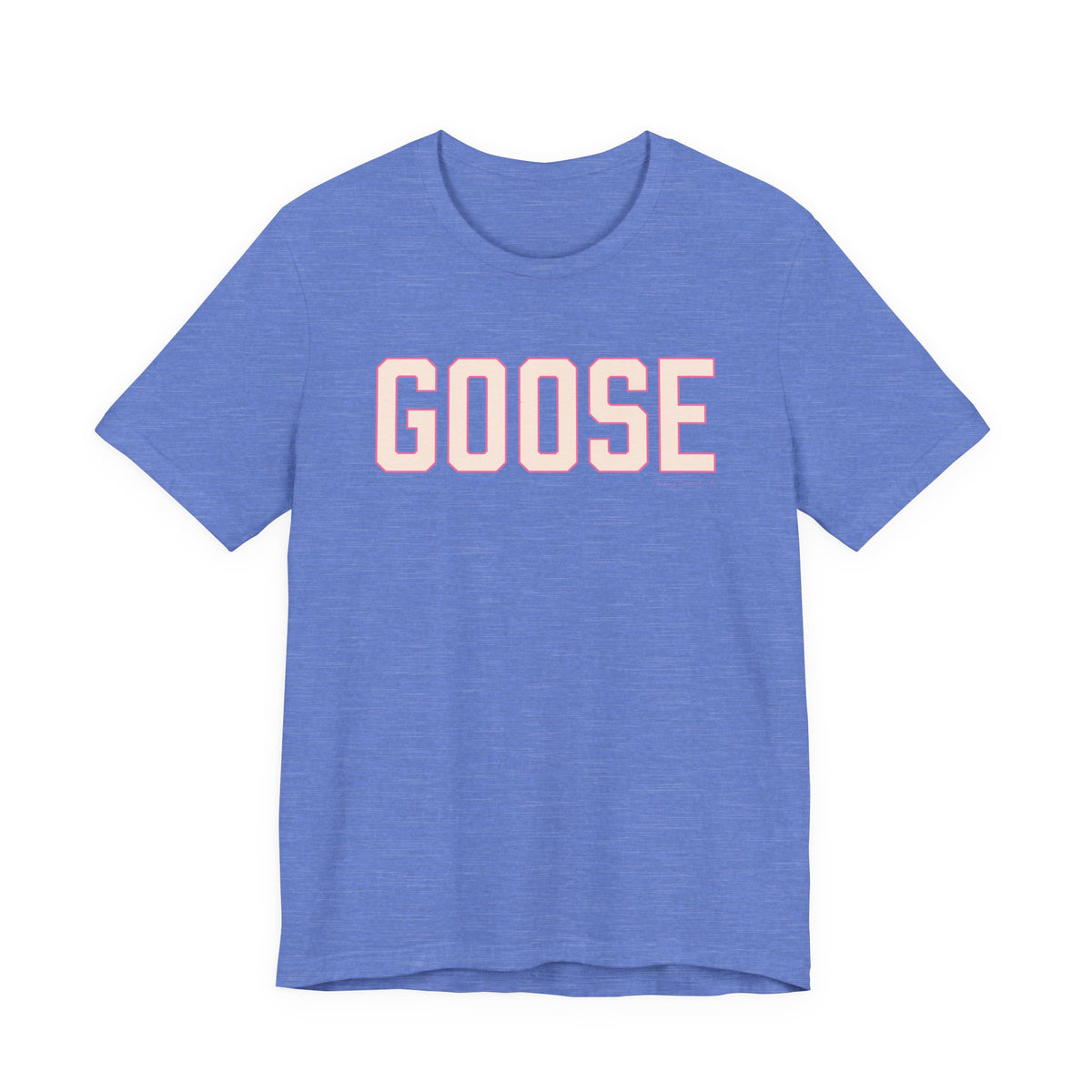Goose Zip Code Peach and Pink Unisex Jersey Short Sleeve T-Shirt