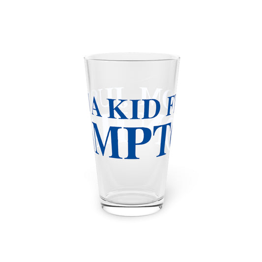 Just a kid from Hampton Pint Glass, 16oz