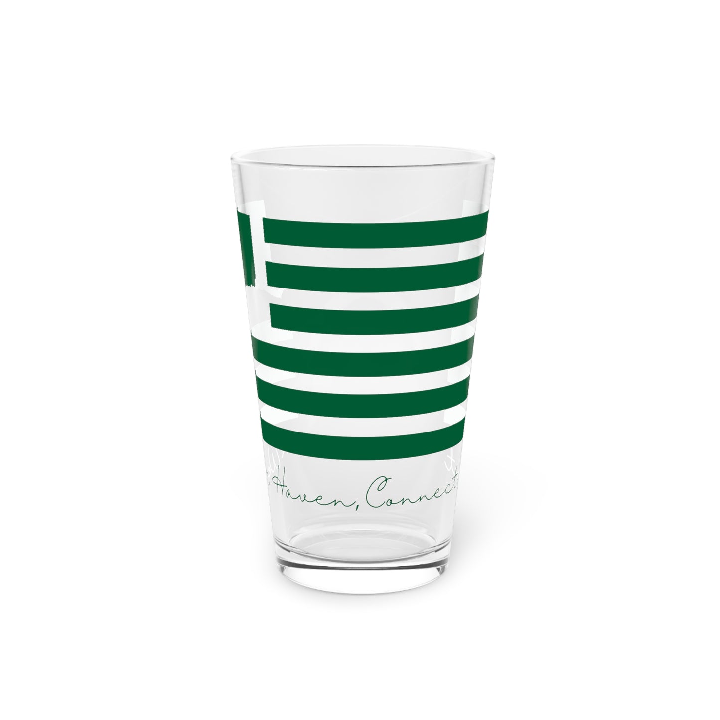 West Haven Connecticut St. Patrick’s Day Flag  Pint Glass, 16oz