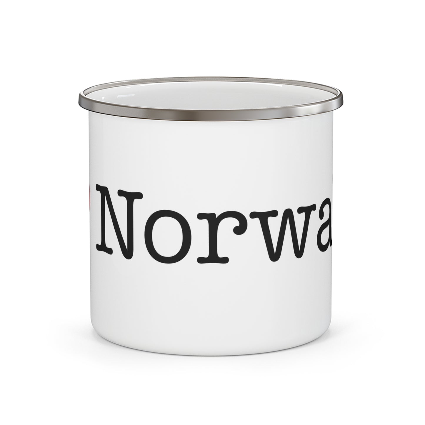 I Heart Norwalk. Enamel Camping Mug