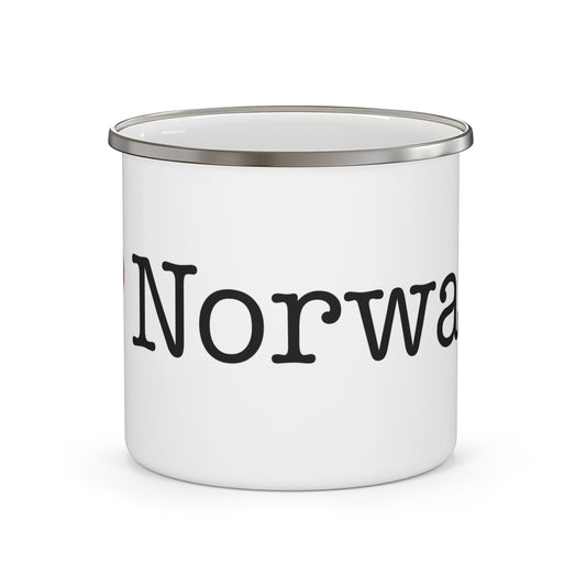 I Heart Norwalk. Enamel Camping Mug