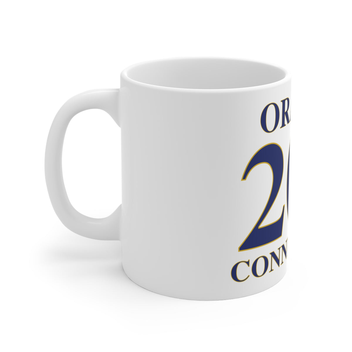 Orange 203 Connecticut  Mug 11oz