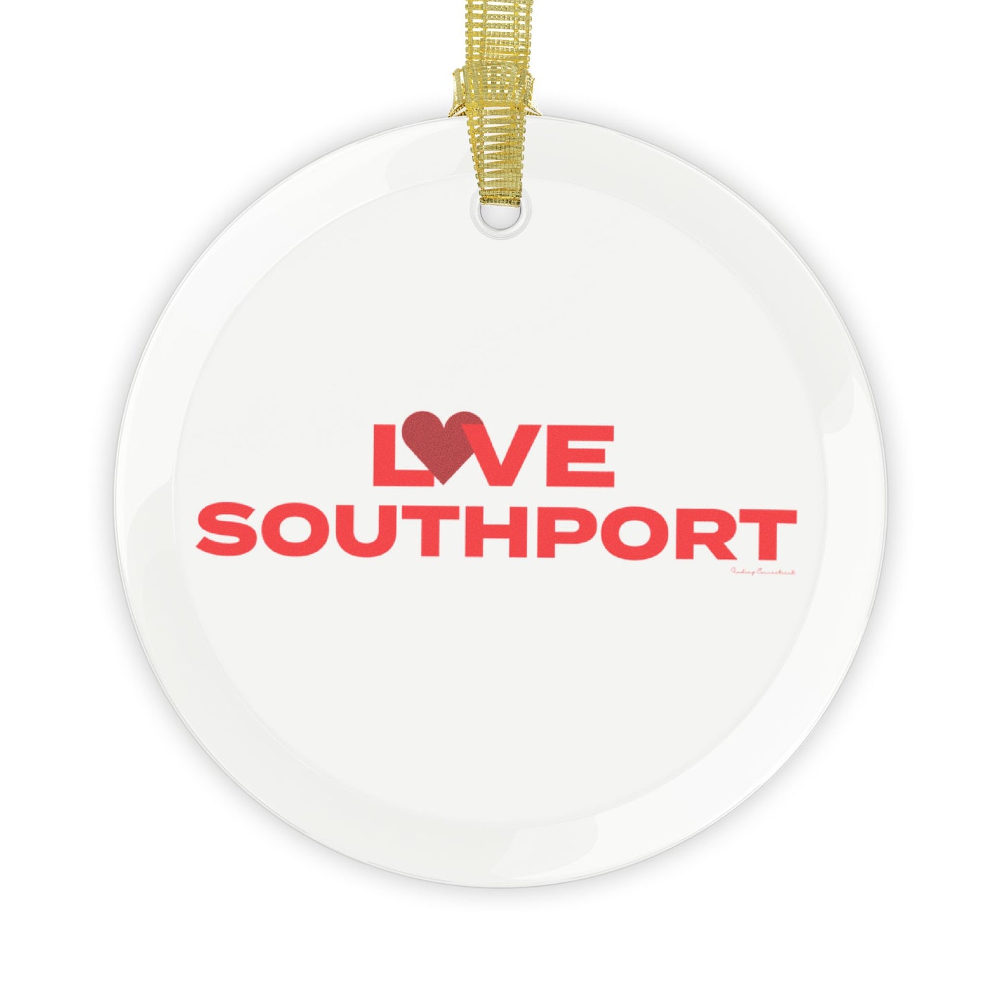 Love Southport Glass Ornaments
