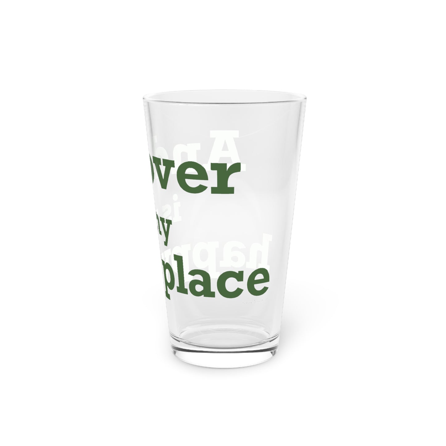 Andover is My Happy Place Pint Glass, 16oz