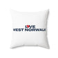 Love West Norwalk Spun Polyester Square Pillow