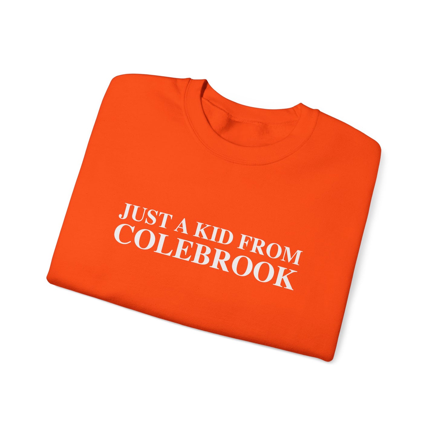 Just a kid from Colebrook Unisex Heavy Blend™ Crewneck Sweatshirt