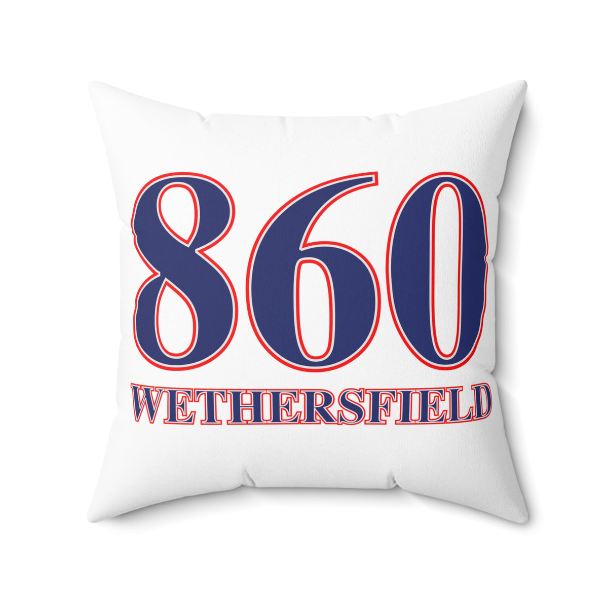 860 Wethersfield Red, White & Blue Spun Polyester Square Pillow