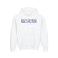Just a kid from Willington Youth Heavy Blend Hooded Sweatshirt