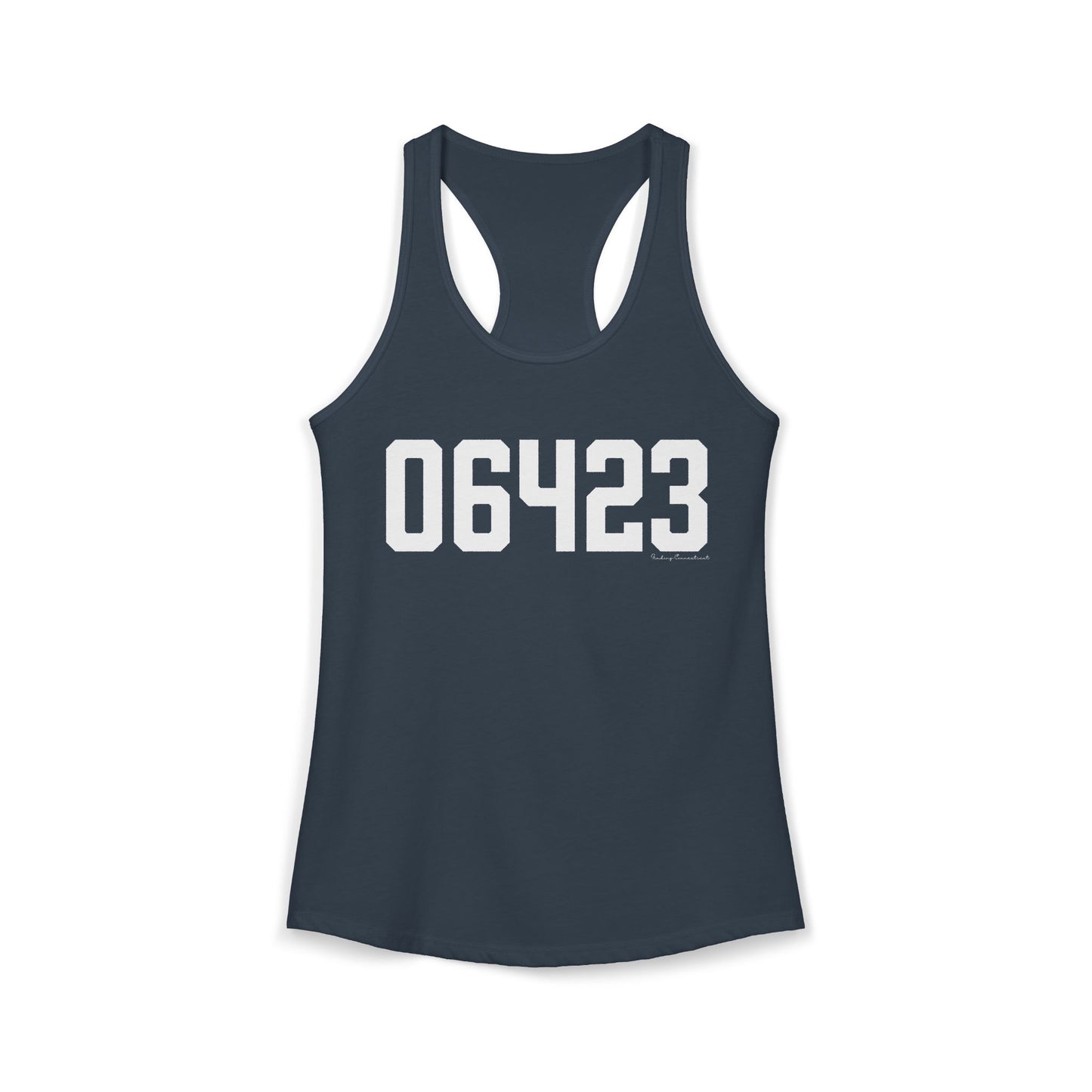 06423 East Haddam CT Zip Code Women's Ideal Racerback Tank Top