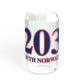 203 South Norwalk Red, White & Blue Sipper Glass, 16oz
