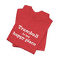 Trumbull Is My Happy Place Unisex Jersey Short Sleeve T-Shirt