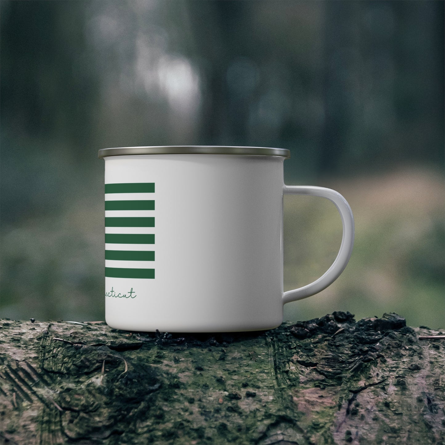 Franklin Connecticut St. Patrick’s Day Flag Enamel Camping Mug