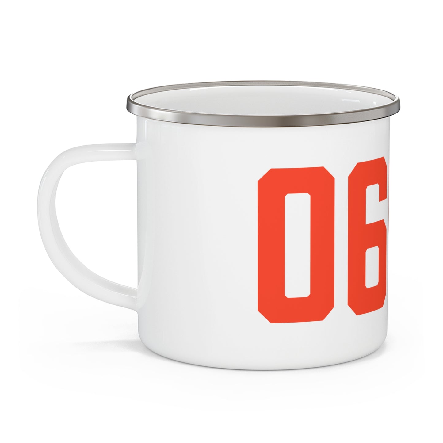 06901 Stamford Connecticut Zip Code Enamel Camping Mug