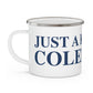 Just a kid from Colebrook Enamel Camping Mug
