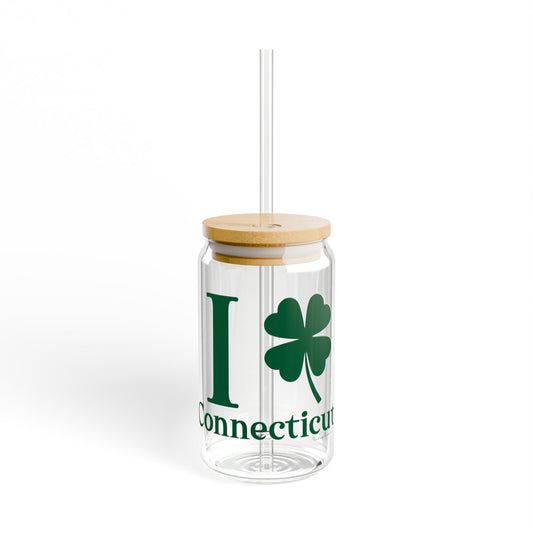 I Clover Connecticut Sipper Glass, 16oz