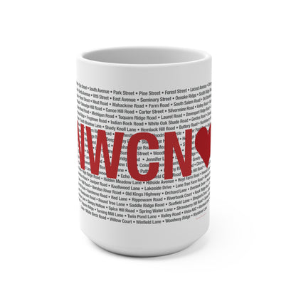 New Canaan Love Mug 15oz