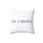 41 Tilt New Fairfield Spun Polyester Square Pillow