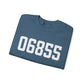 06855 Norwalk CT Zip Code Unisex Heavy Blend™ Crewneck Sweatshirt
