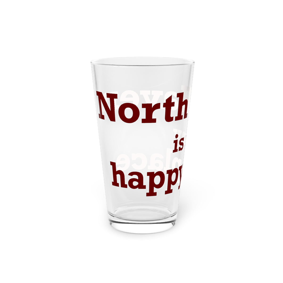 North Haven is My Happy Place Pint Glass, 16oz