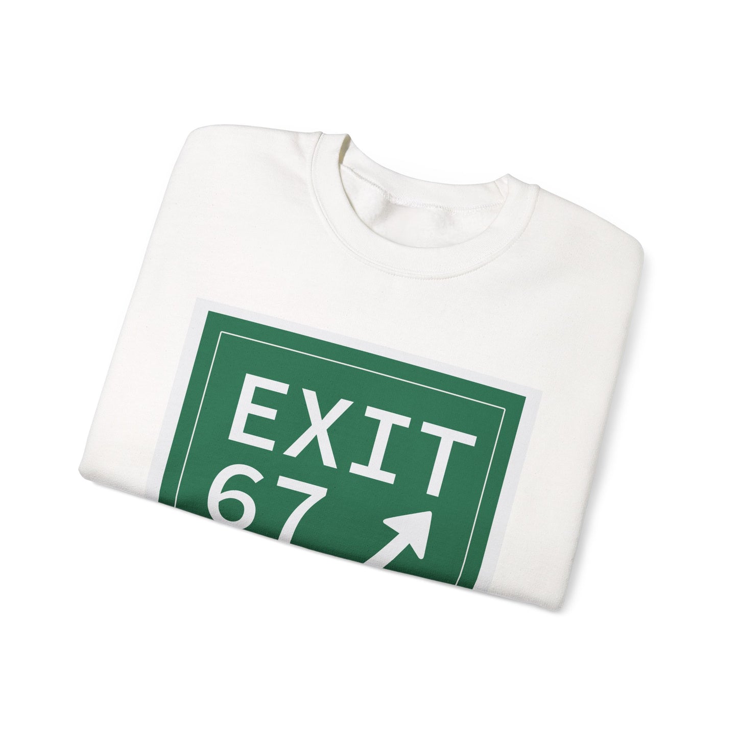 Vintage Exit 67 WCP Sign Unisex Heavy Blend™ Crewneck Sweatshirt