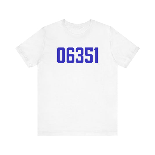 06351 Lisbon Connecticut Zip Code Unisex Jersey Short Sleeve T-Shirt