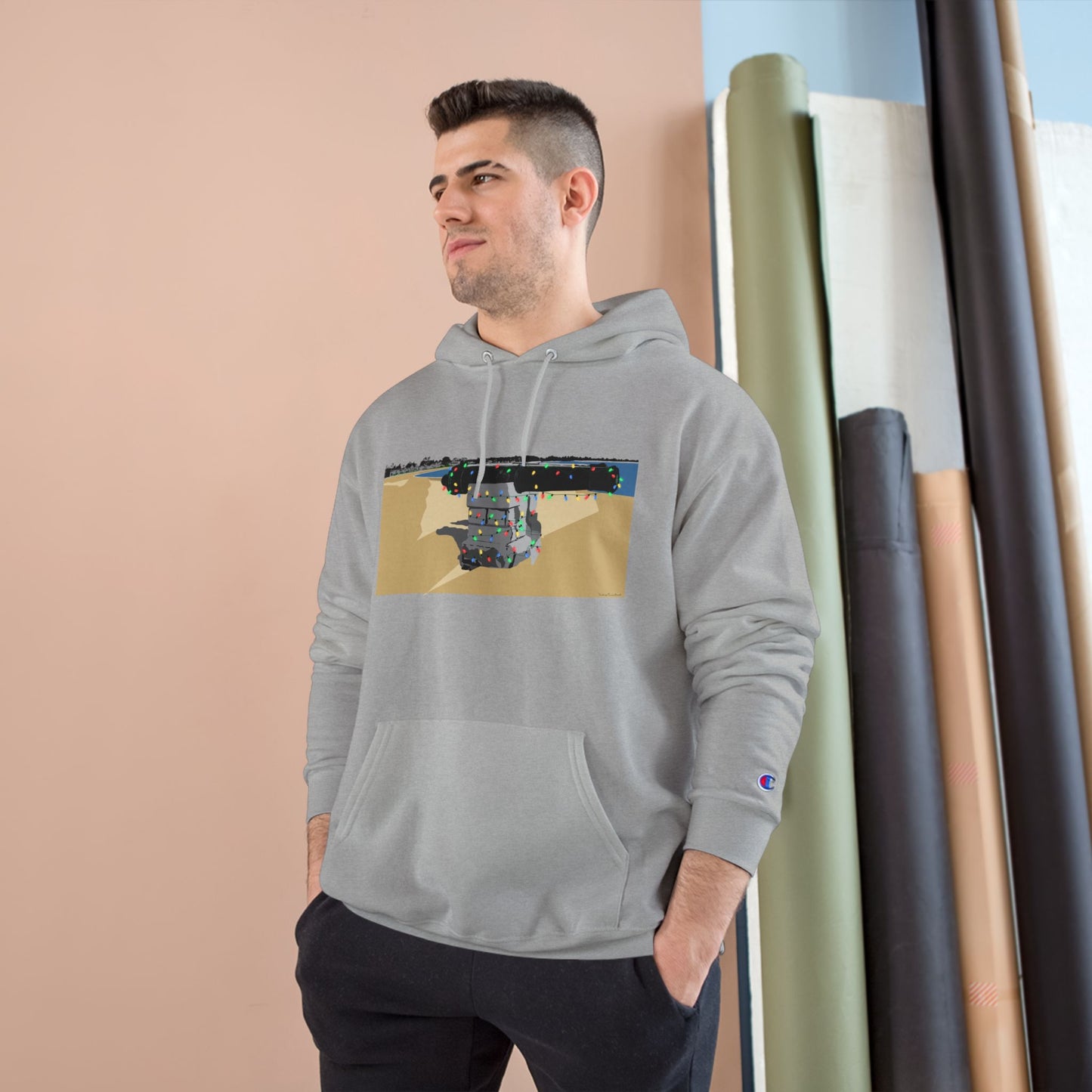 Compo Cannon Lights Champion Hoodie Sweatshirt