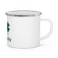 I Clover East Granby Enamel Camping Mug