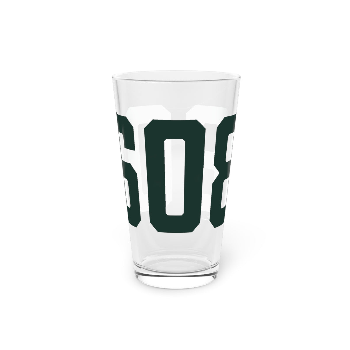 06082 Enfield Connecticut Zip Code Pint Glass, 16oz