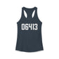 06413 Clinton CT Zip Code Women's Ideal Racerback Tank Top