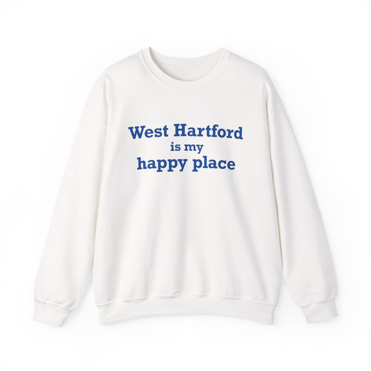 West Hartford is My Happy Place Heavy Blend™ Crewneck Sweatshirt